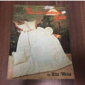 CANDLEWICKING Candlewick Quilt Pattern Book Rita Weiss Q-401 School Needlework